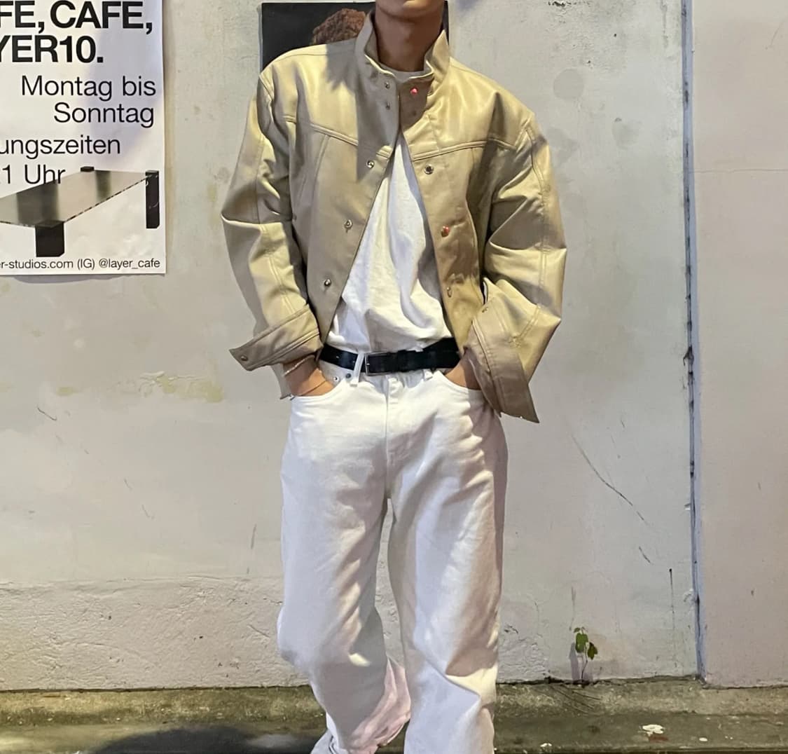애드오프 레더자켓 상품이미지1