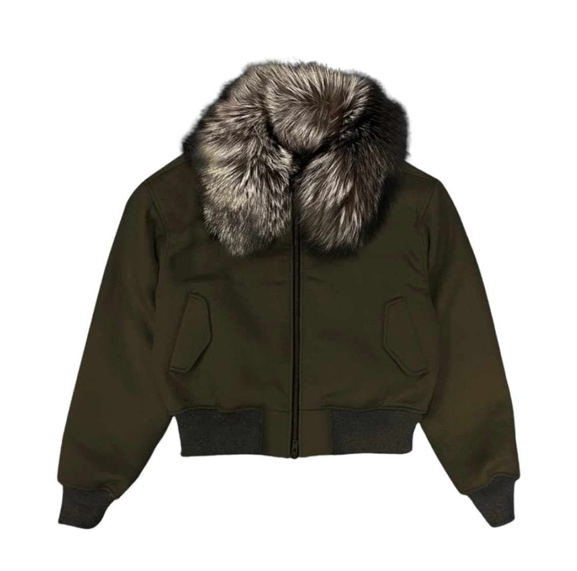 언더마이카 코드 네임 발키리 실버 폭스 칼라 버진 울 자켓 1사이즈 상품이미지1