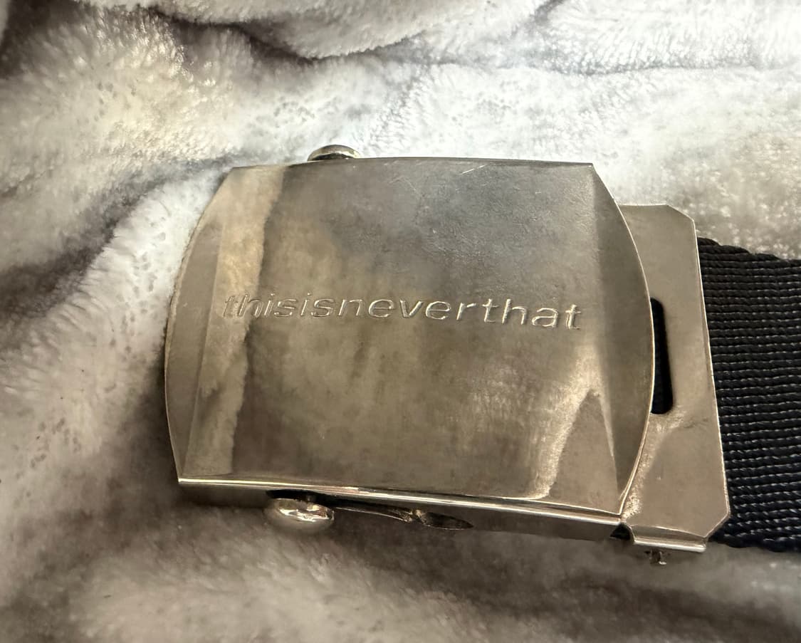 [os]디스이즈네버댓 클립 롱벨트 블랙 상품이미지2