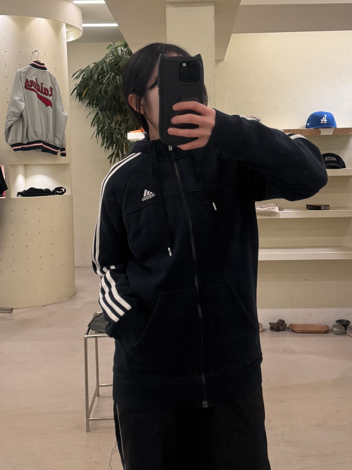 아디다스 트랙 사이드라인 스웻 후드 집업 U69 상품이미지1