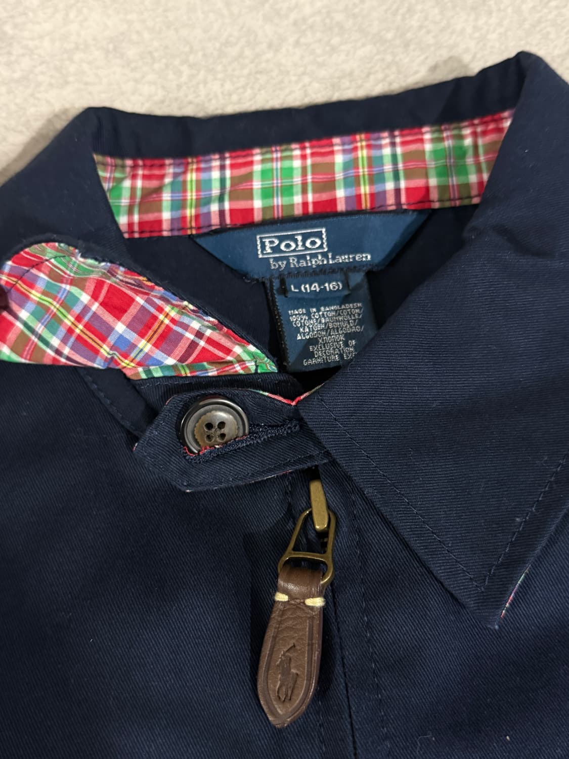 폴로 랄프로렌 네이비 블루종 자켓 상품이미지3