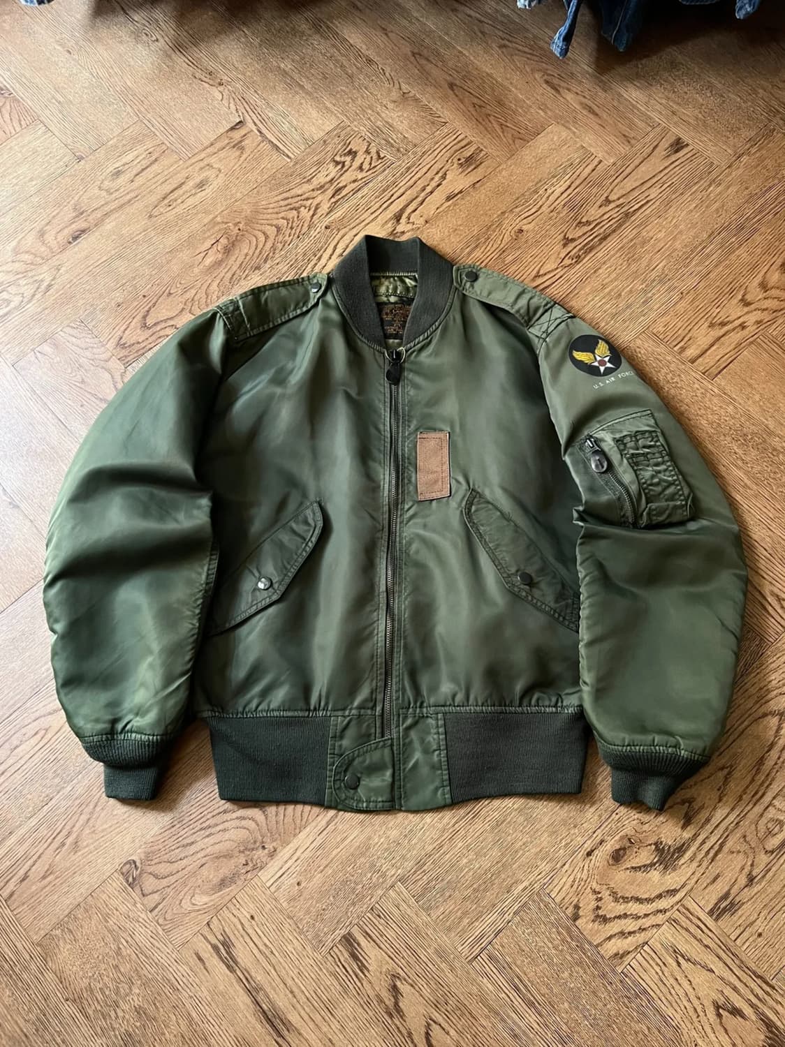 [L]U.S AIR FORCE 공군 타입 L-2B 플라이트 자켓 상품이미지1