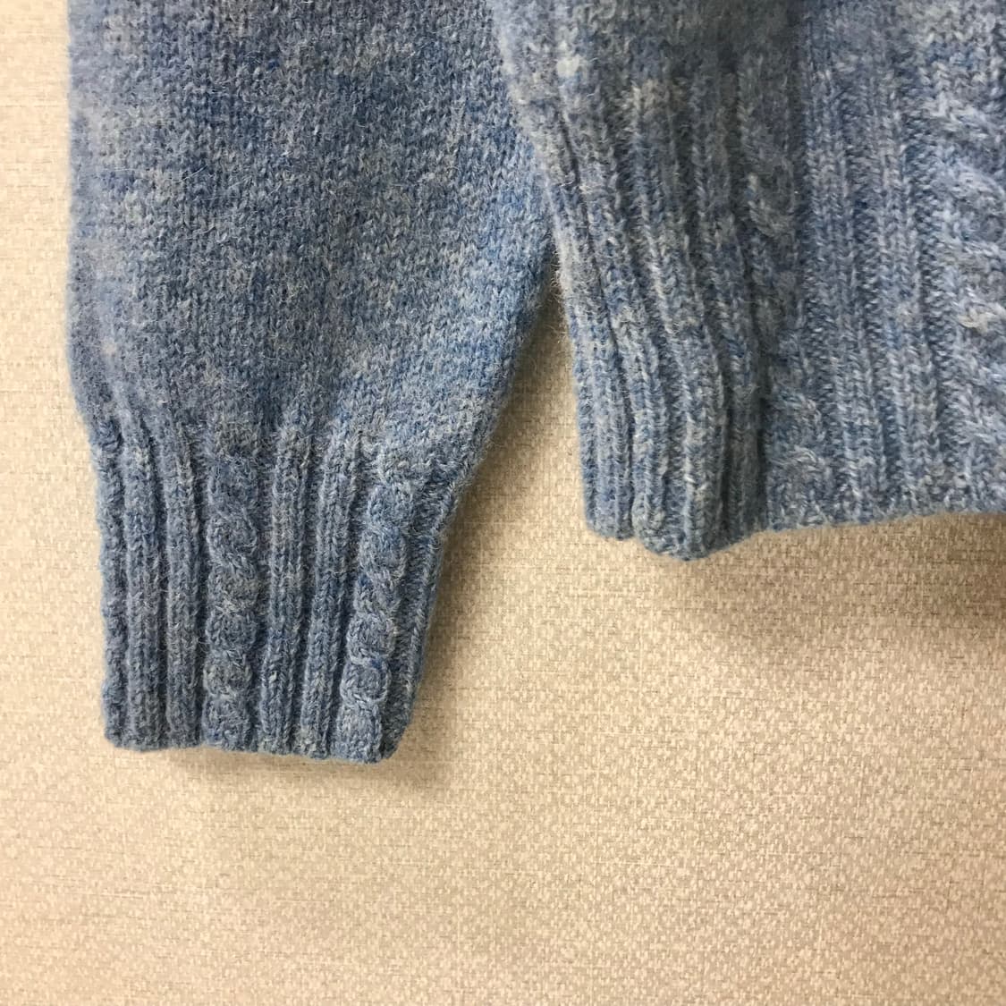 ATELIER SAB blue knit 블루 라운드 니트 상품이미지3