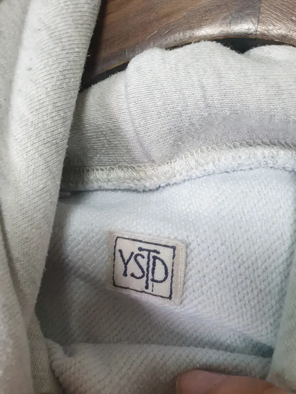 Ystd 멜란지 후드 티셔츠 상품이미지3