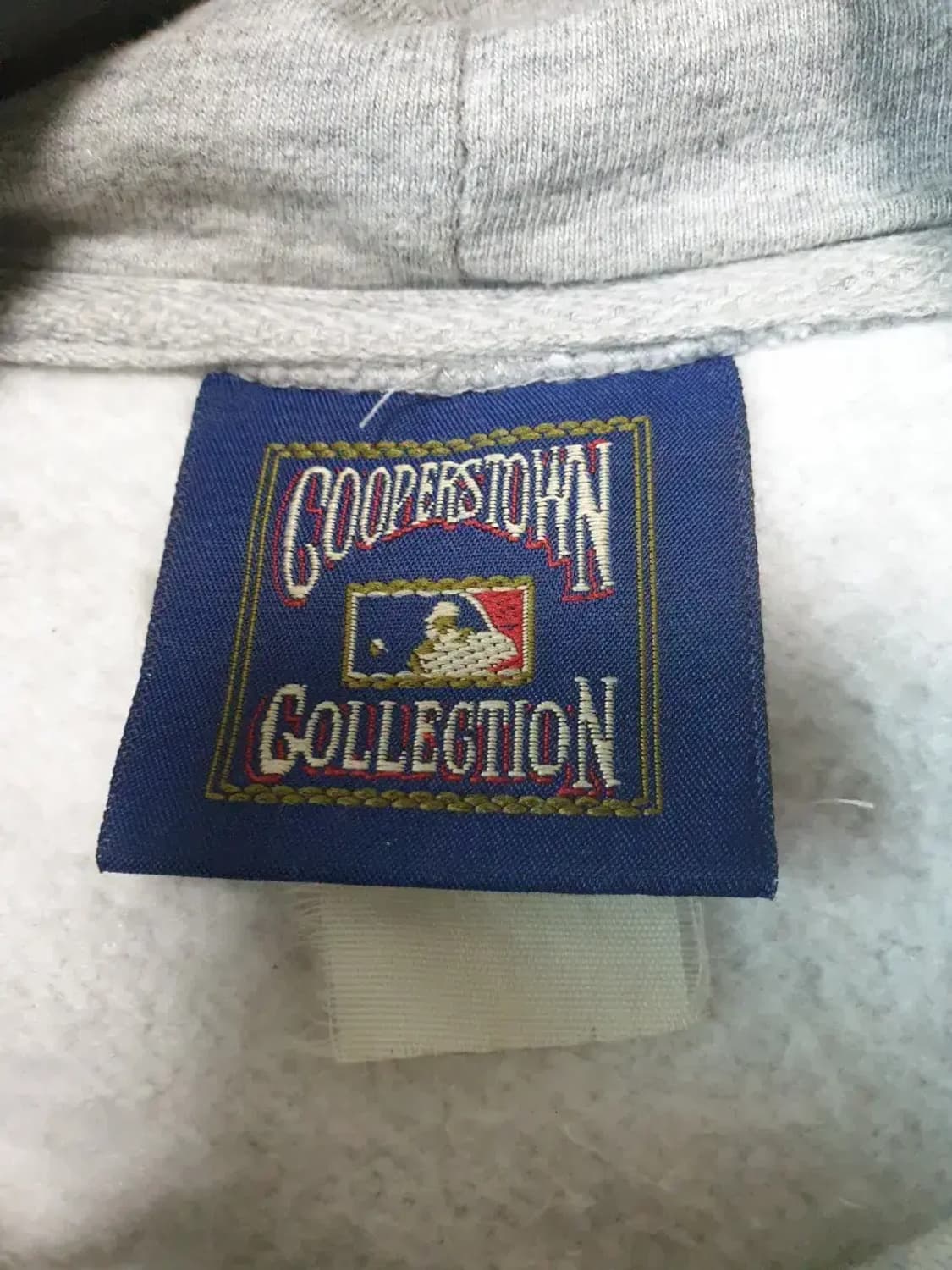 양키즈 그레이 후드 티셔츠 상품이미지2