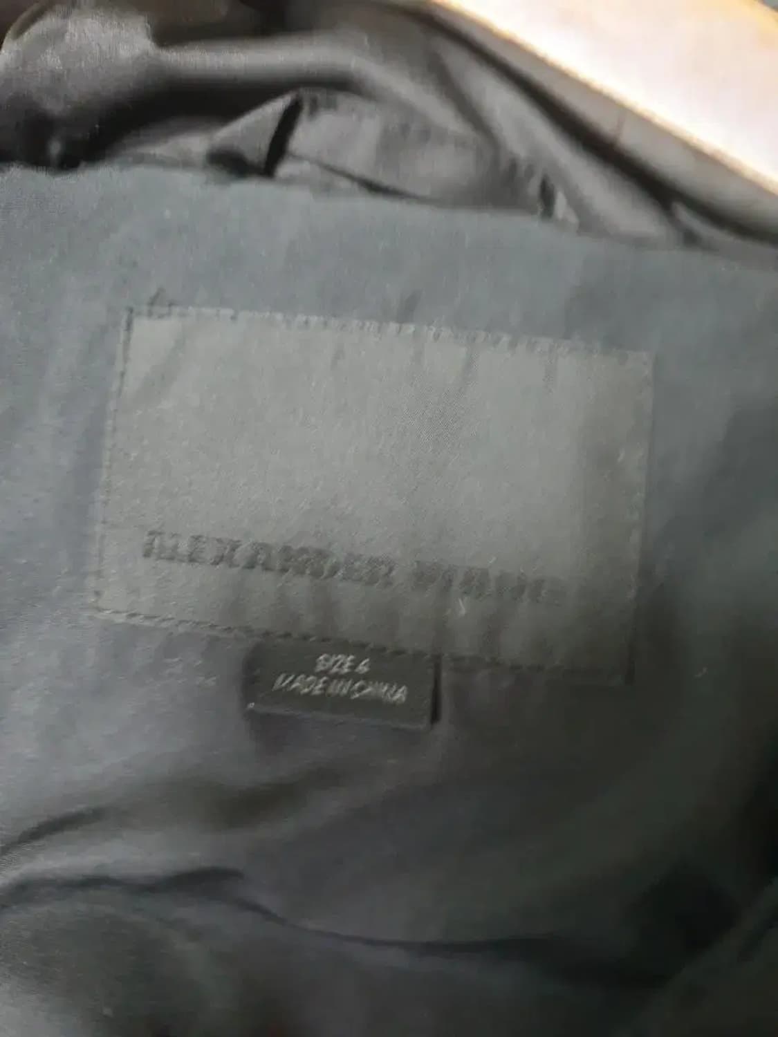 알렉산더 왕 블랙 숄넥 롱 패딩 상품이미지2