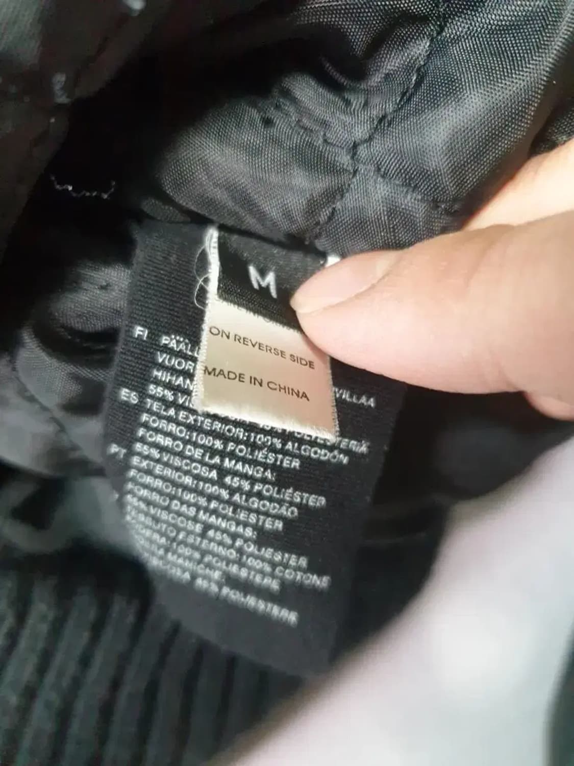 GDC 블랙 바시티 스타디움 자켓 상품이미지4