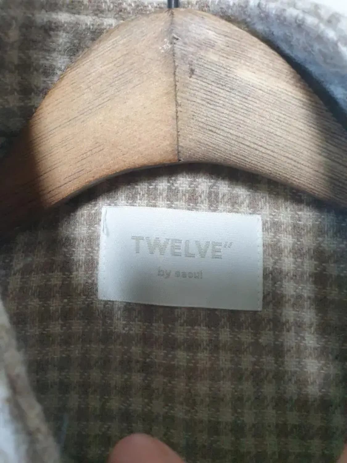 twelve 체크 숏 봄버 자켓 여성용 상품이미지3