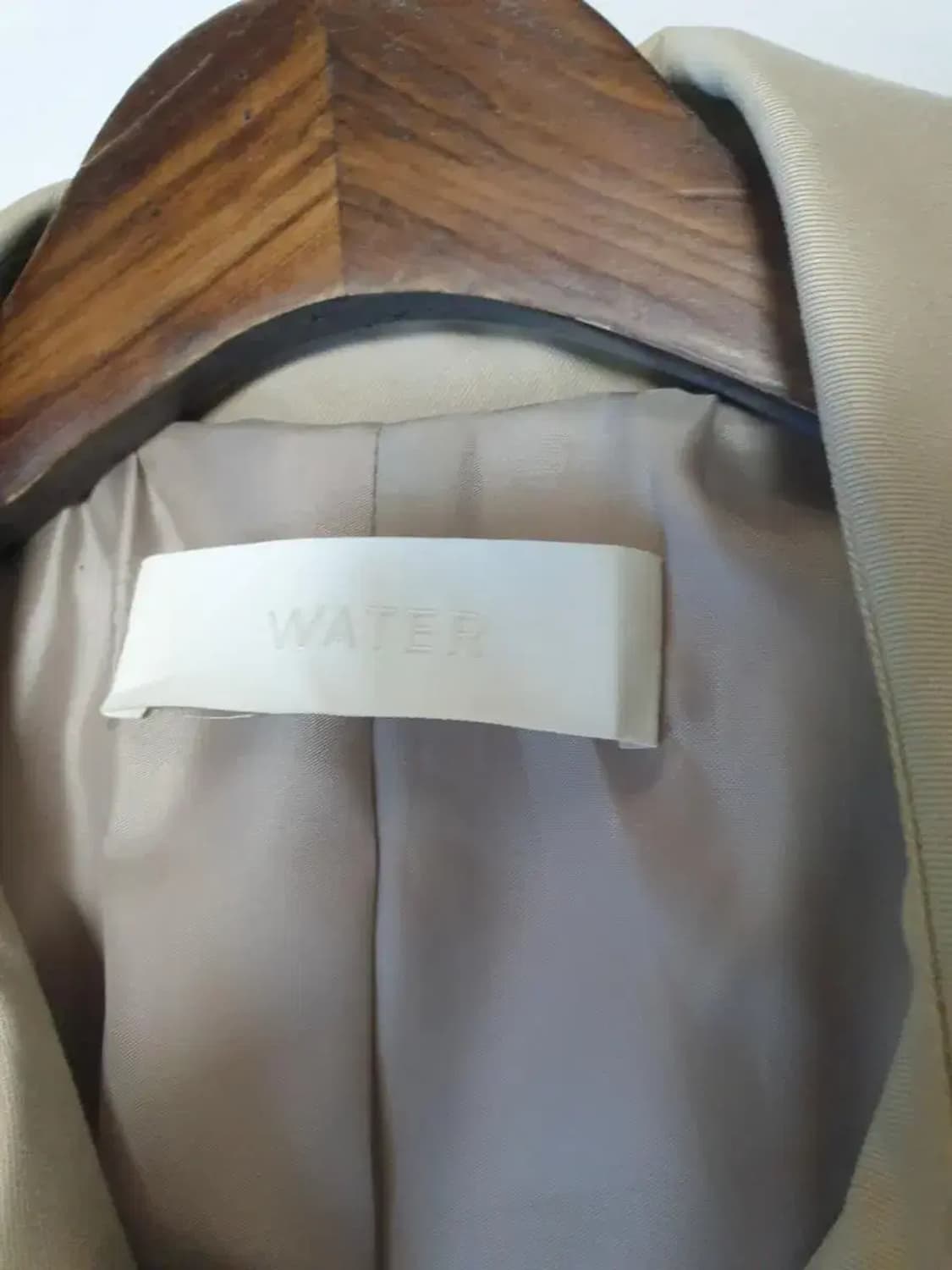 water 베이지 트렌치 코트 리버후왓웨어 상품이미지3