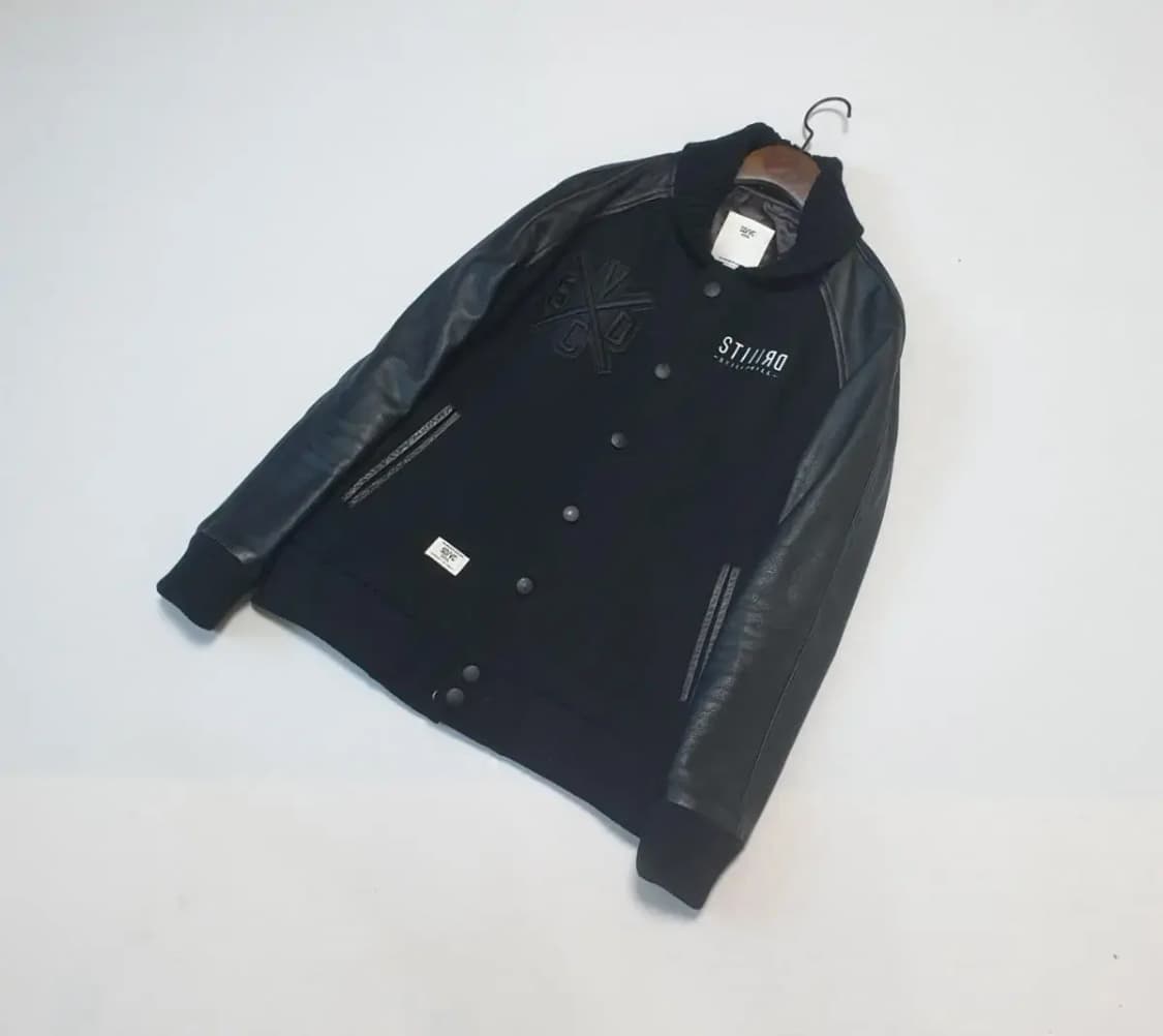 SDVC 블랙 바시티 자켓 상품이미지1