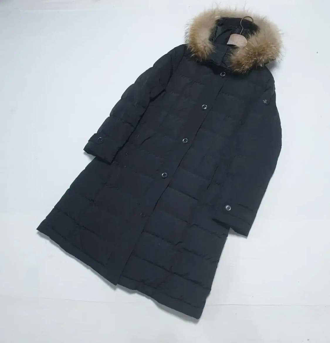 헨리코튼 블랙 다운 롱패딩 여성용 상품이미지1