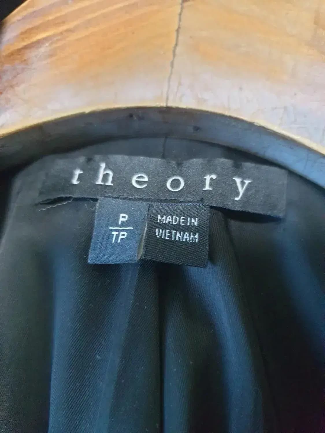 Theory 띠어리 블랙 반코트 여성용 상품이미지2