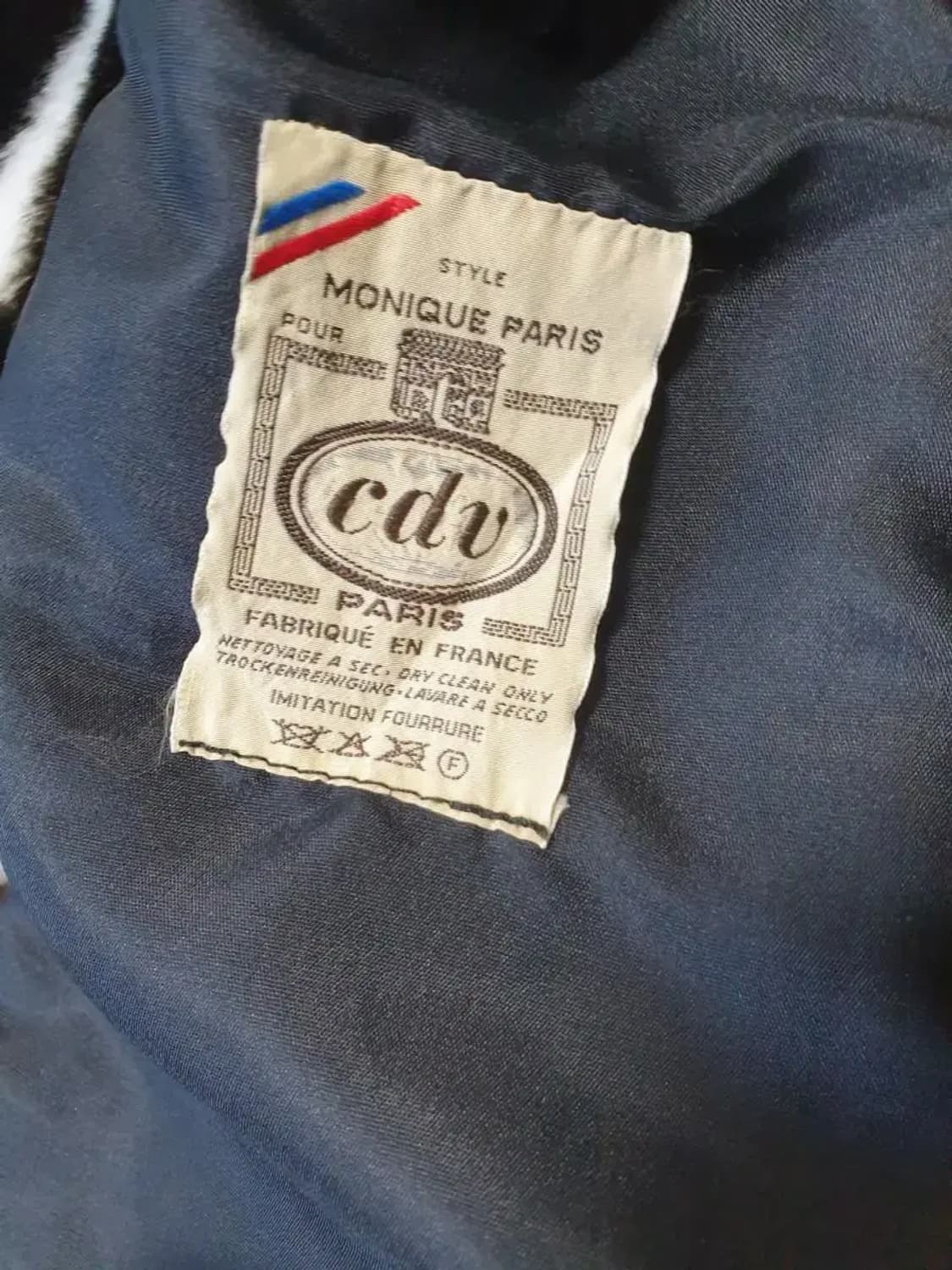 모니크파리 얼룩 모피 자켓 상품이미지2