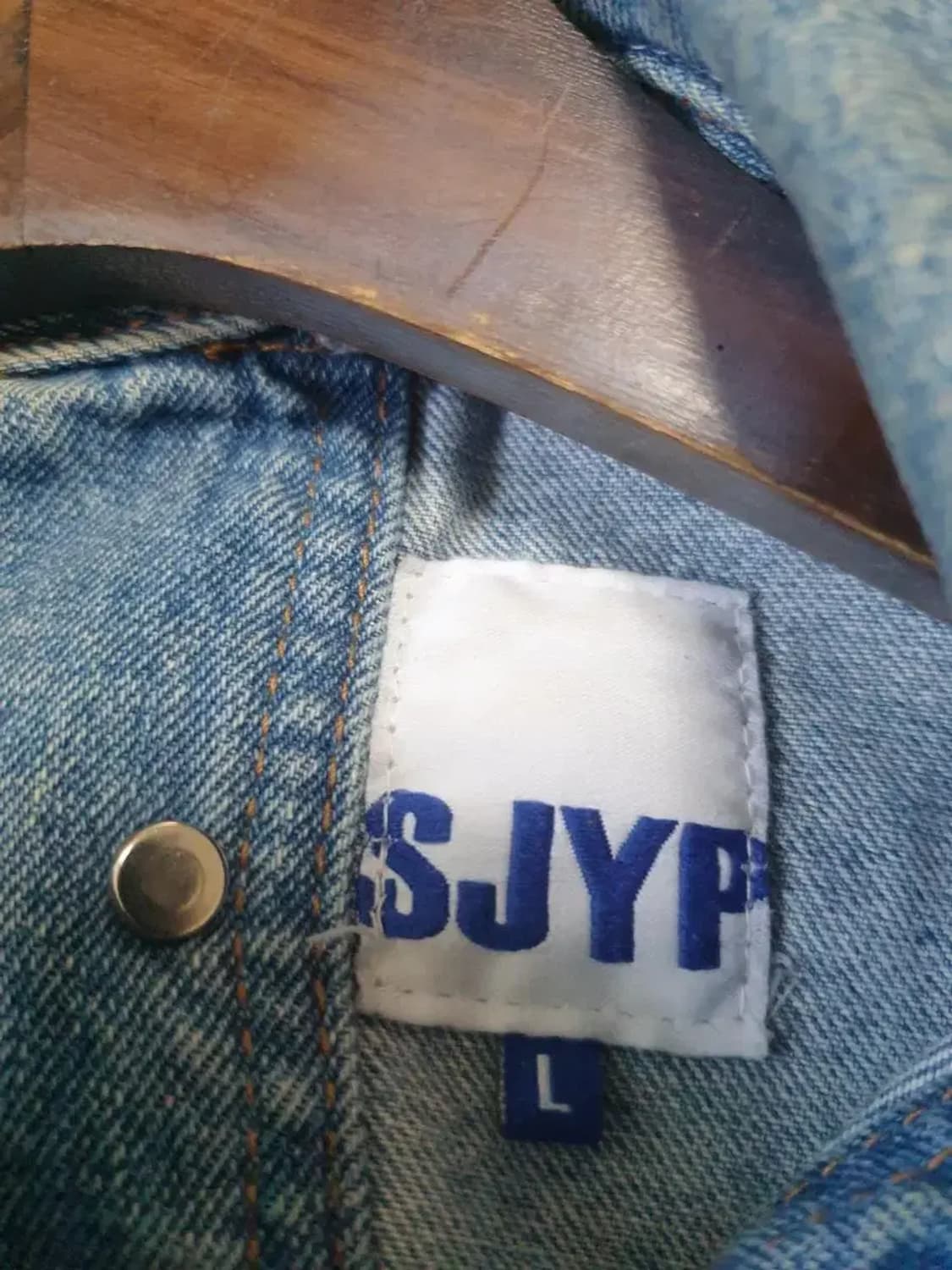 SJYP 스티브앤요니 데님 백커버 자켓 상품이미지3