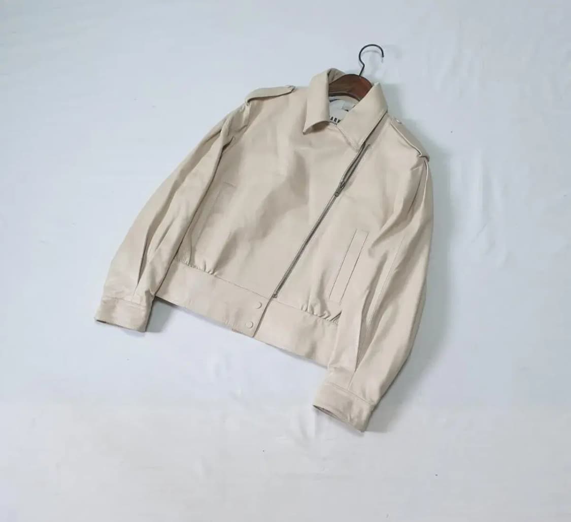 마커스루퍼 21fw 아이보리 양가죽 자켓 55 상품이미지1