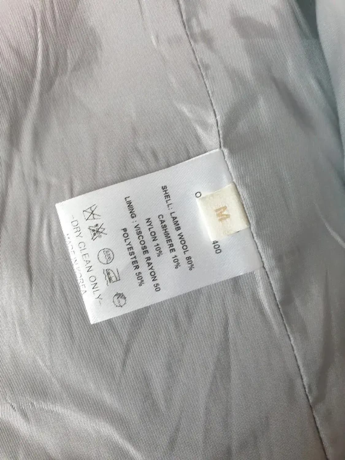 오르 울 캐시미어 코트 상품이미지3