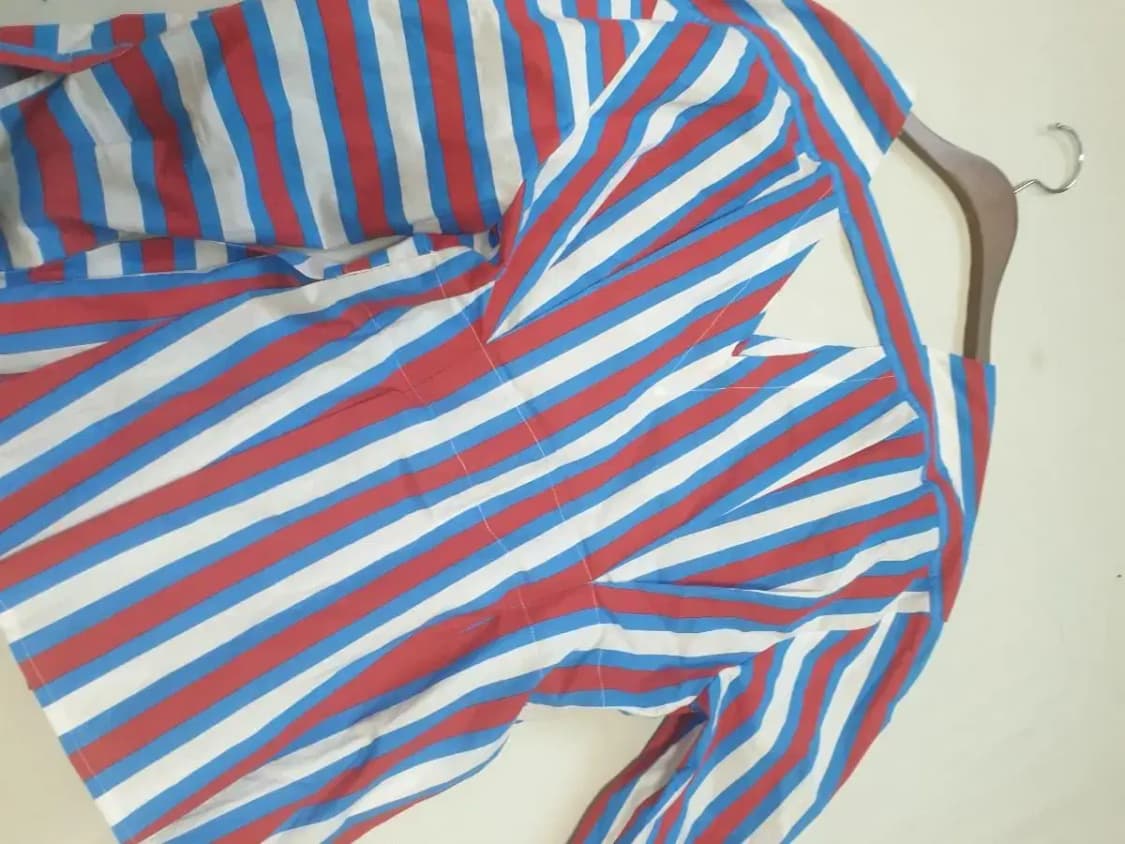 hausofpbk 스트라이프 트임 블라우스 셔츠 상품이미지4