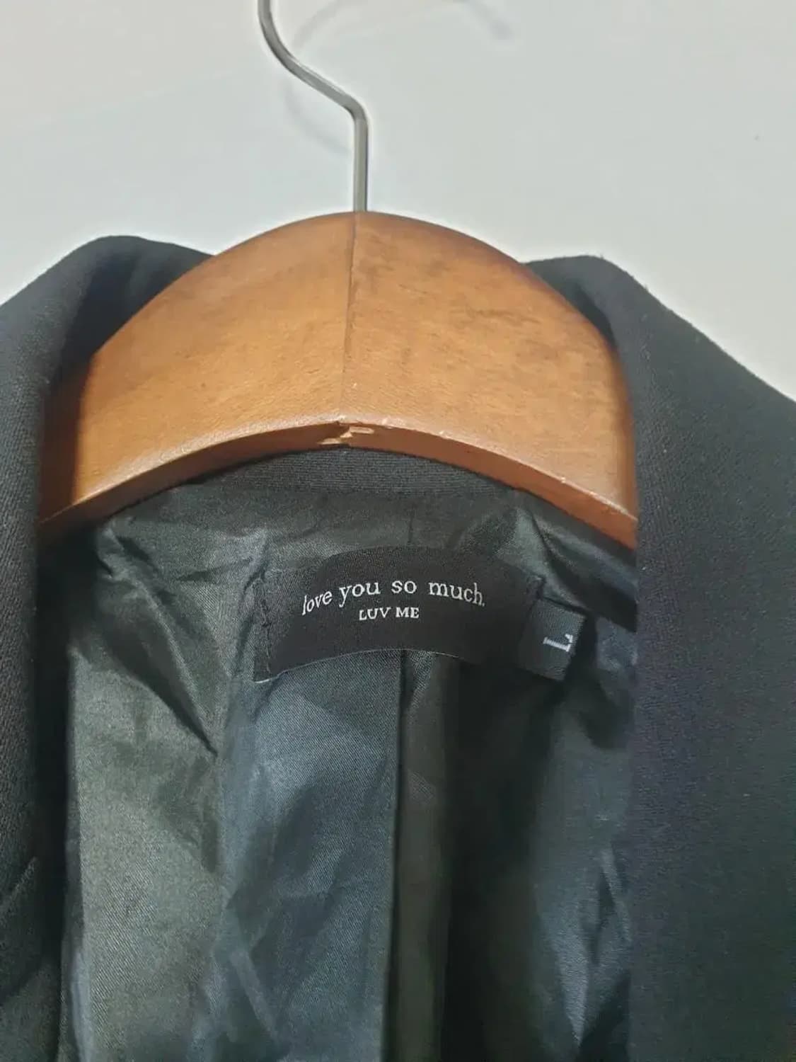 러브유쏘머치 블랙 블레이져 자켓 상품이미지2
