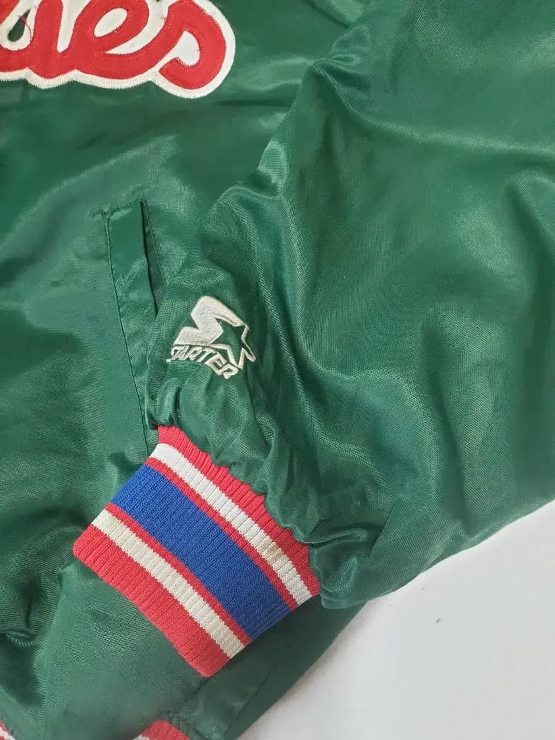 스타터 그린 필라델피아 바시티 자켓 상품이미지2