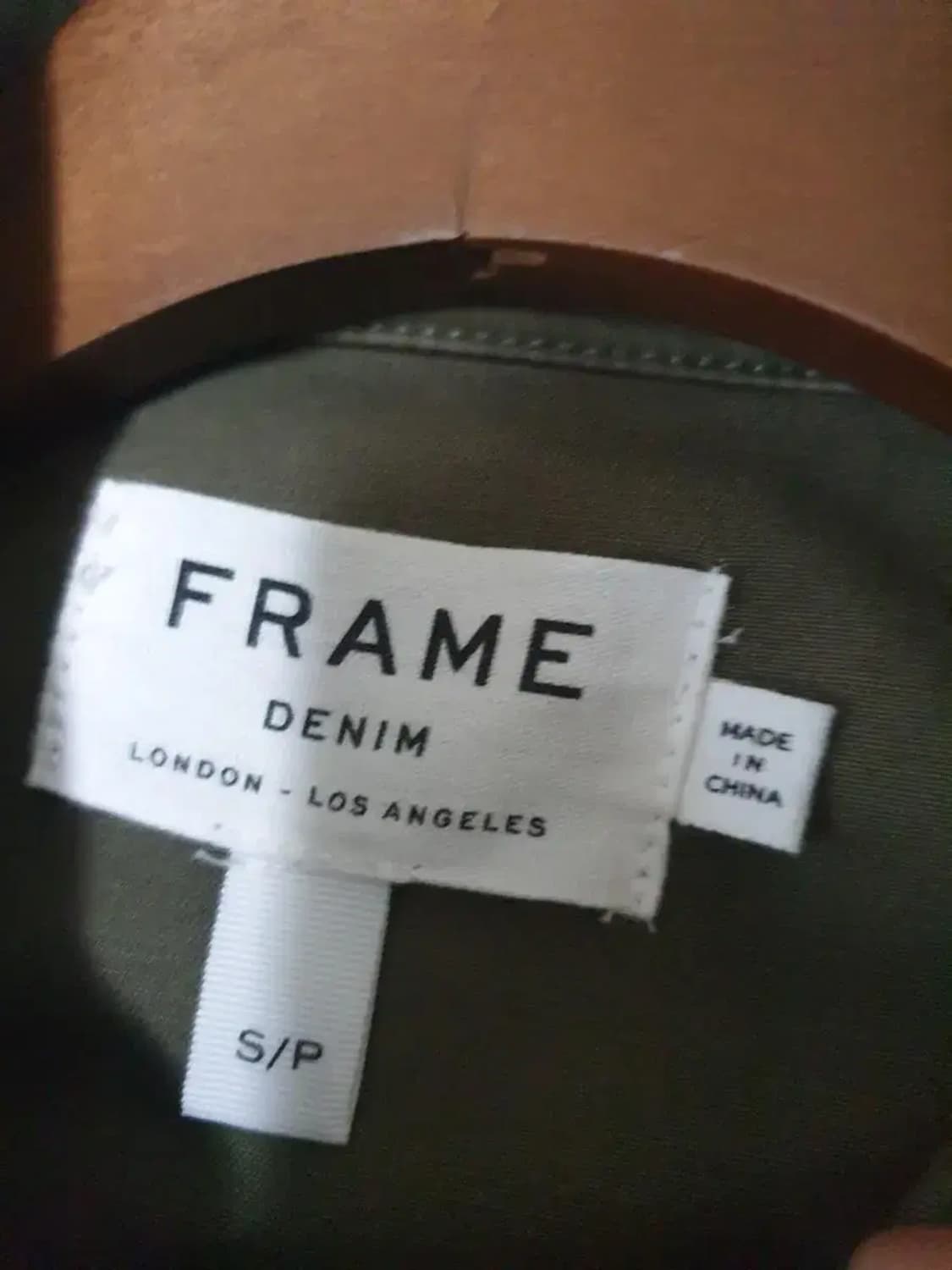 Frame 카키 셔츠 자켓 여성 상품이미지2