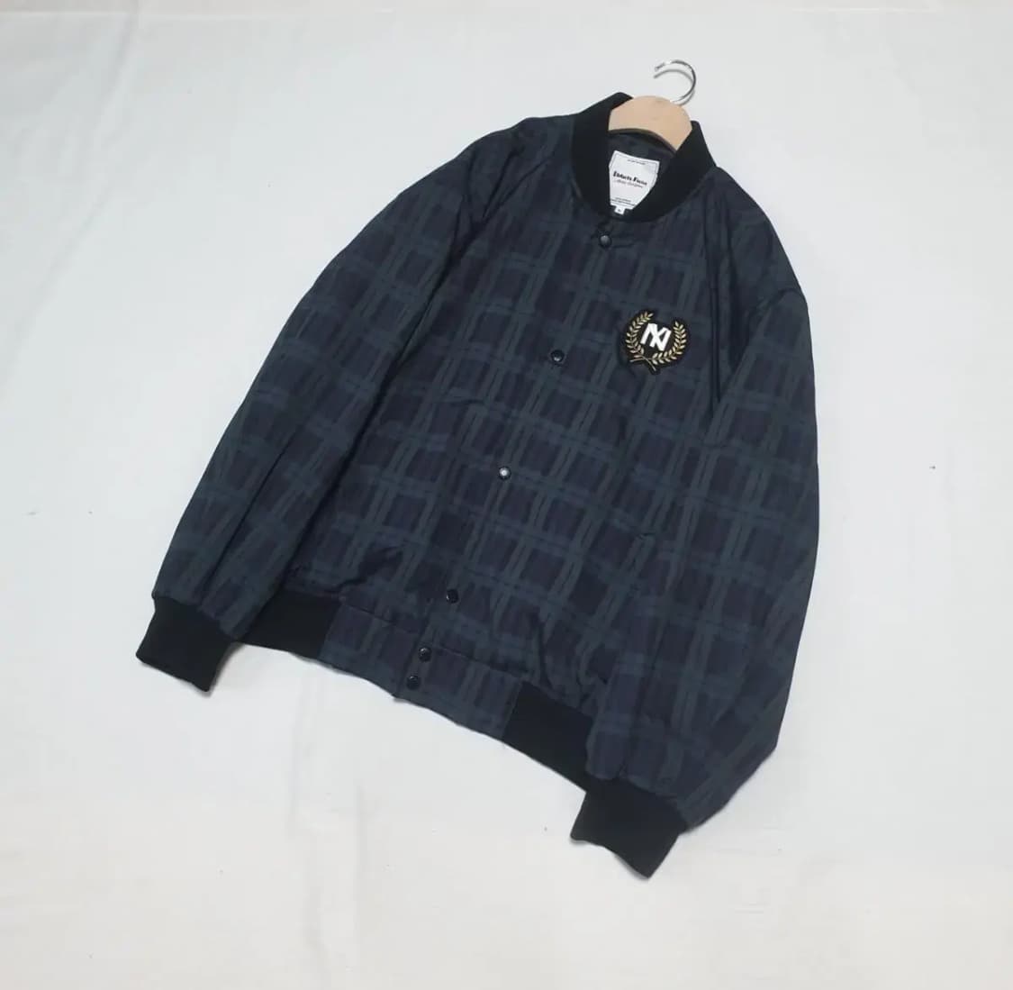 이벳필드 타단체크 블루종 폴리 자켓 상품이미지1