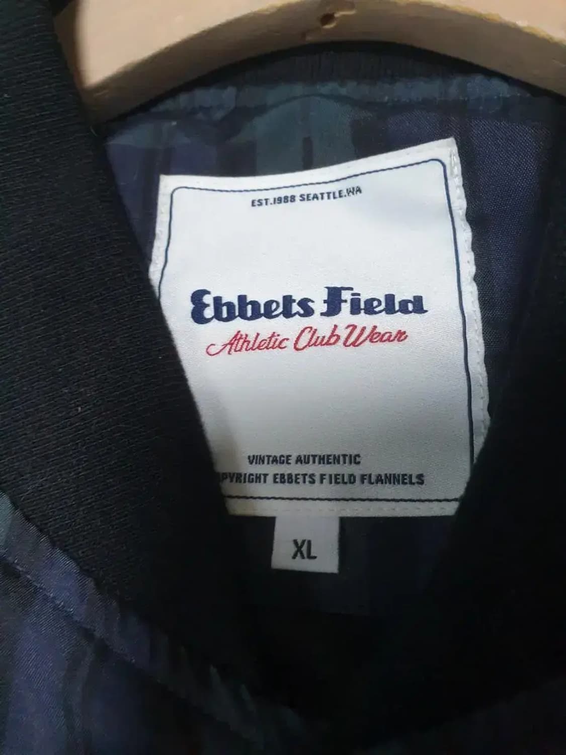 이벳필드 타단체크 블루종 폴리 자켓 상품이미지3