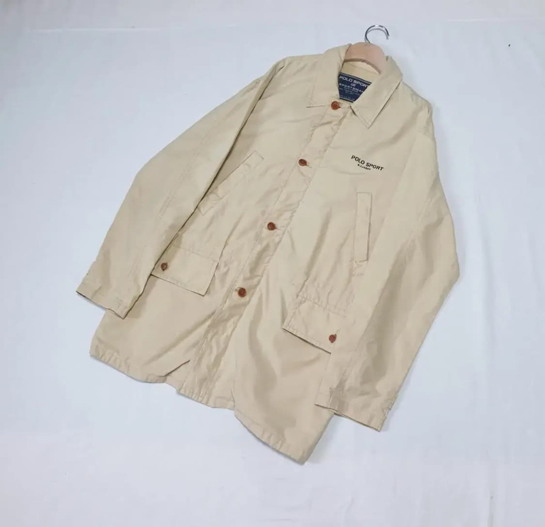 폴로 베이지 투웨이 야상 자켓 상품이미지1