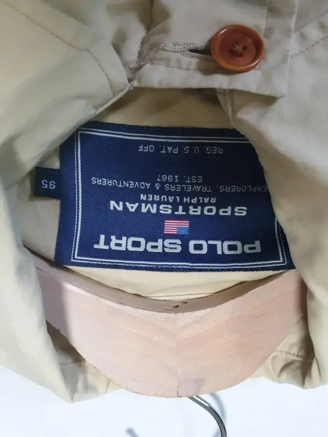 폴로 베이지 투웨이 야상 자켓 상품이미지3