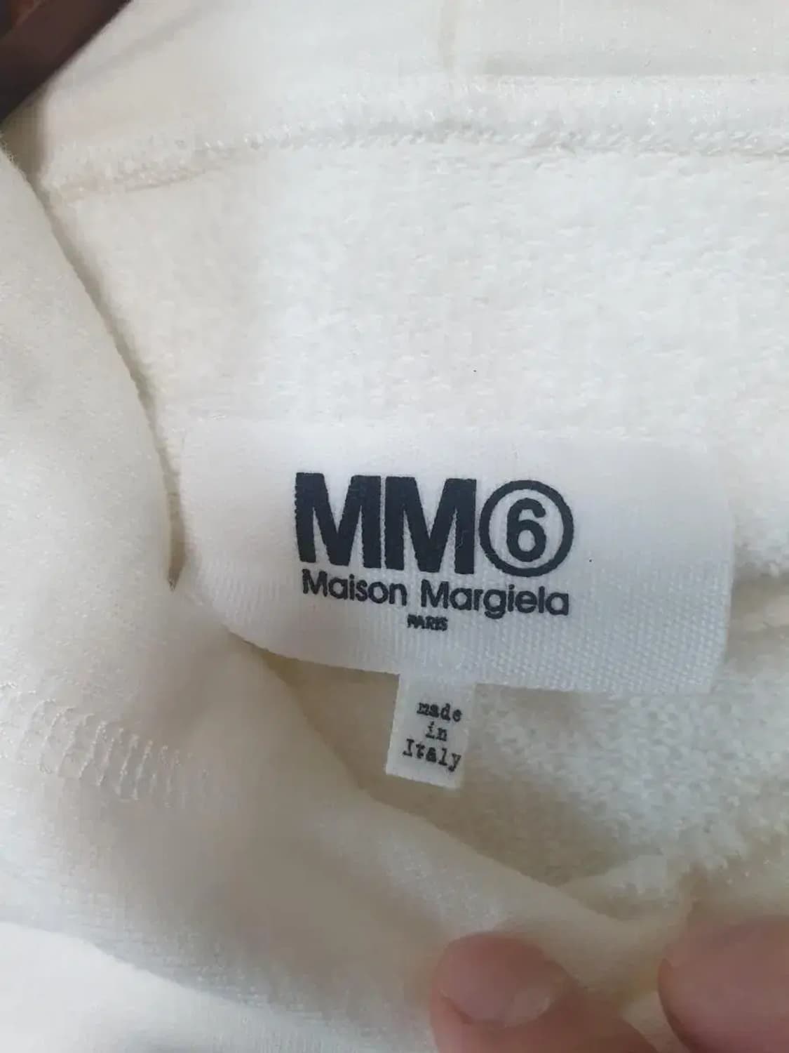 MM6 메종 마르지엘라 프린팅 스웻 후드 여성 상품이미지4