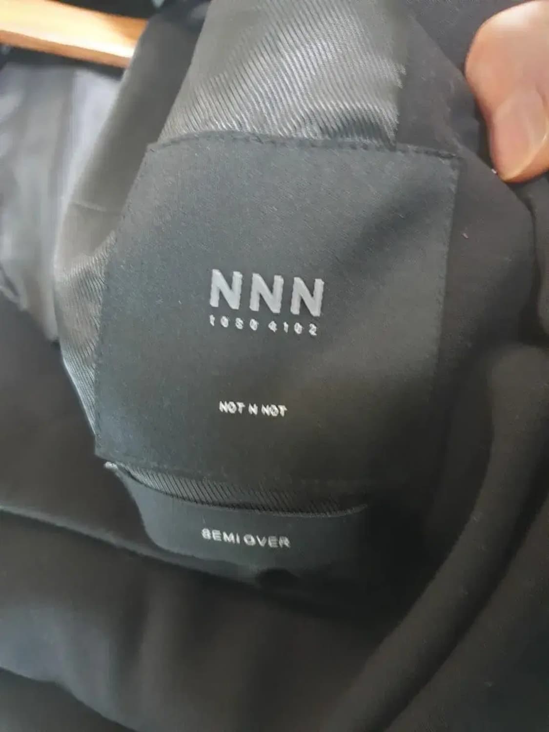 낫앤낫 블랙 세미오버 블레이져 상품이미지4
