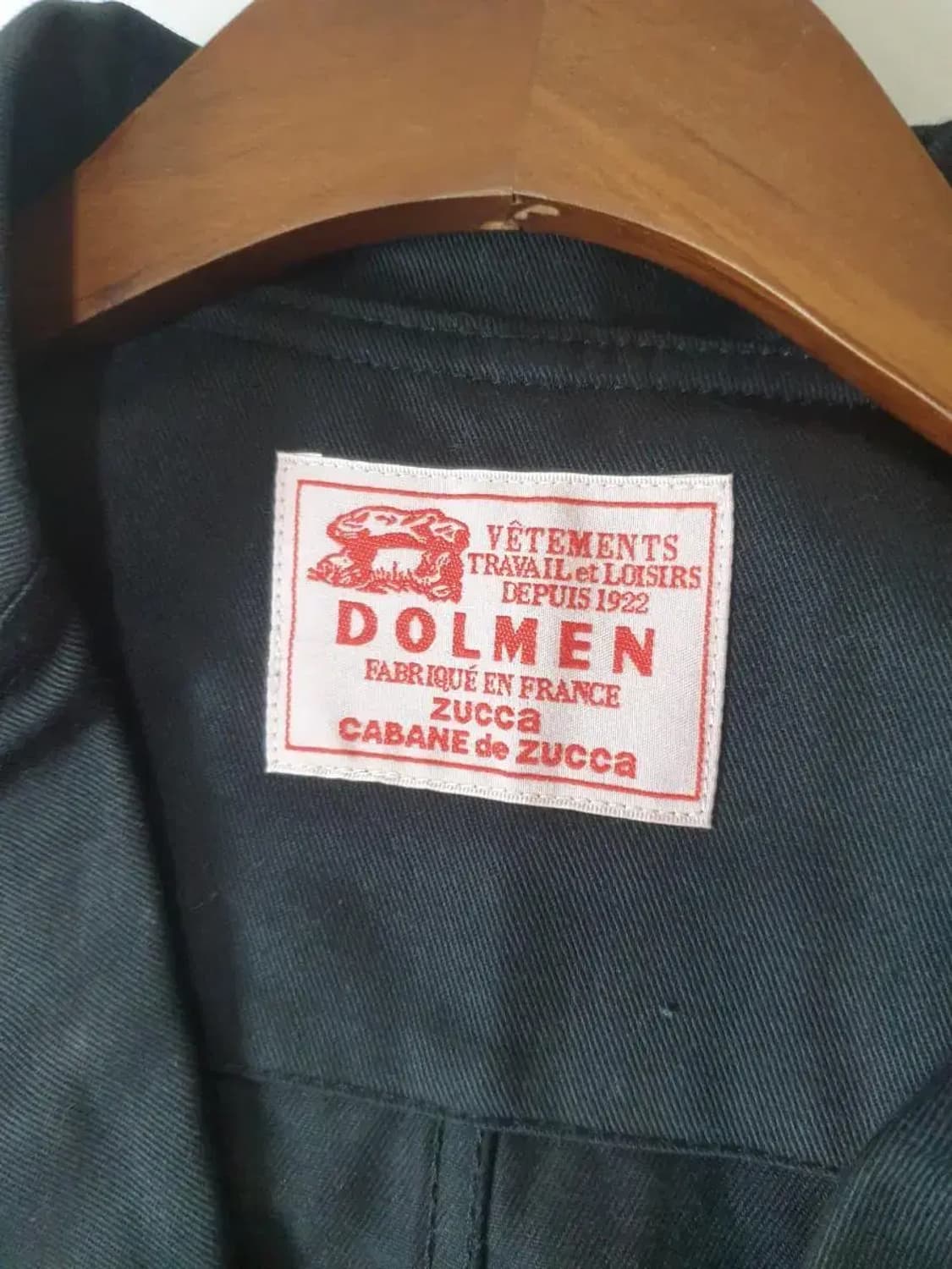 zucca vetements traval 블랙 코트 상품이미지3