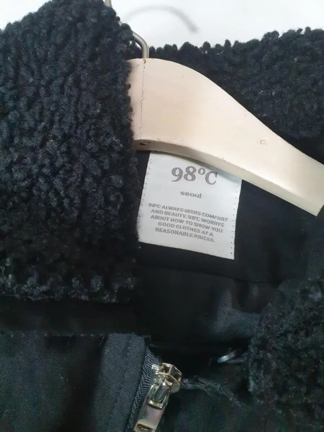 98도씨 블랙 봄버 자켓 상품이미지2