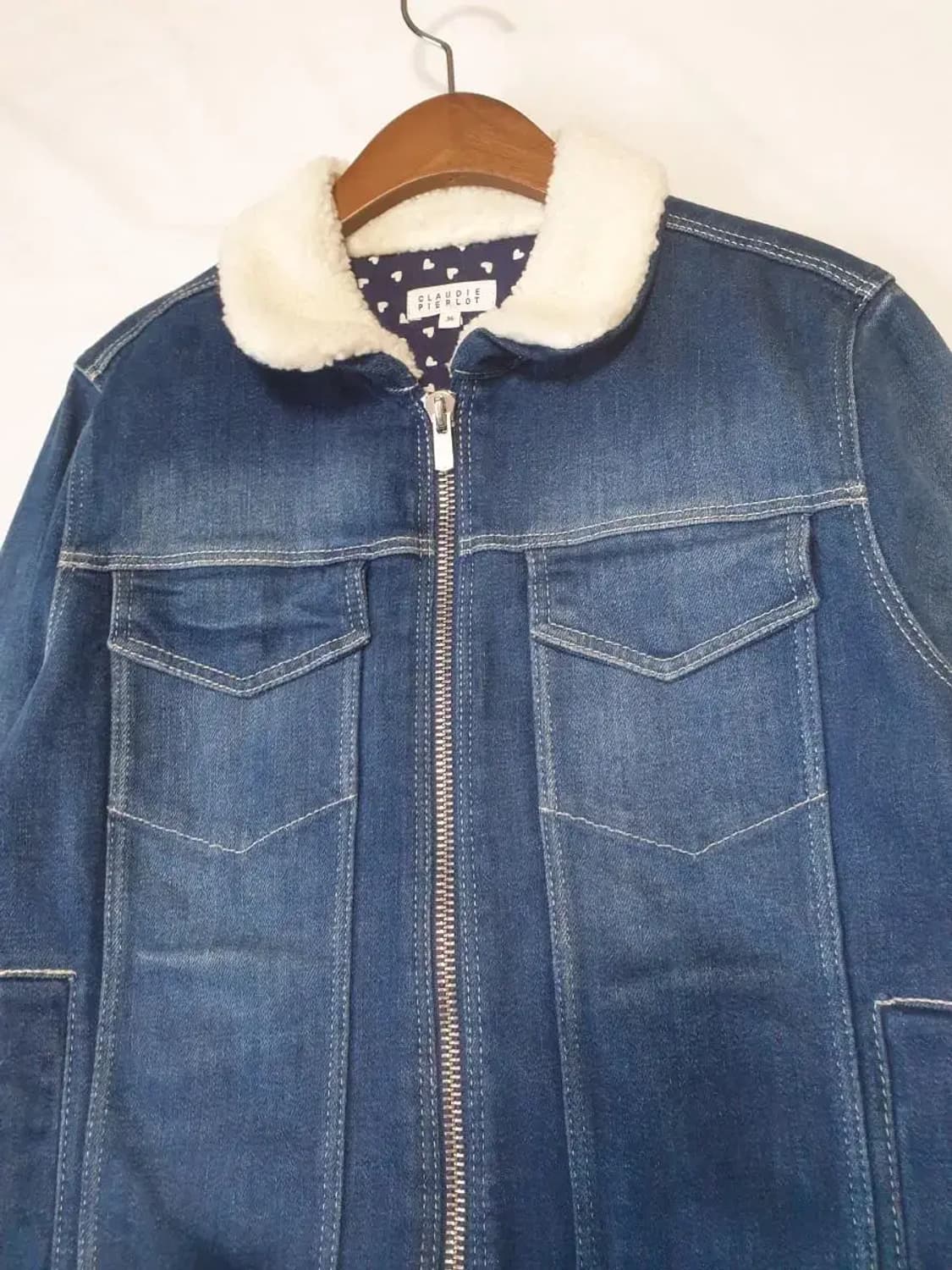 끌로디피에로 데님 쉐르파 자켓 상품이미지2