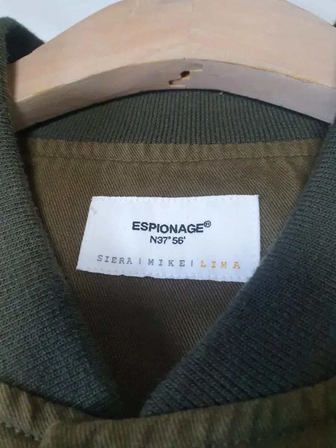 에스피오나지 카키 블루종 자켓 상품이미지3