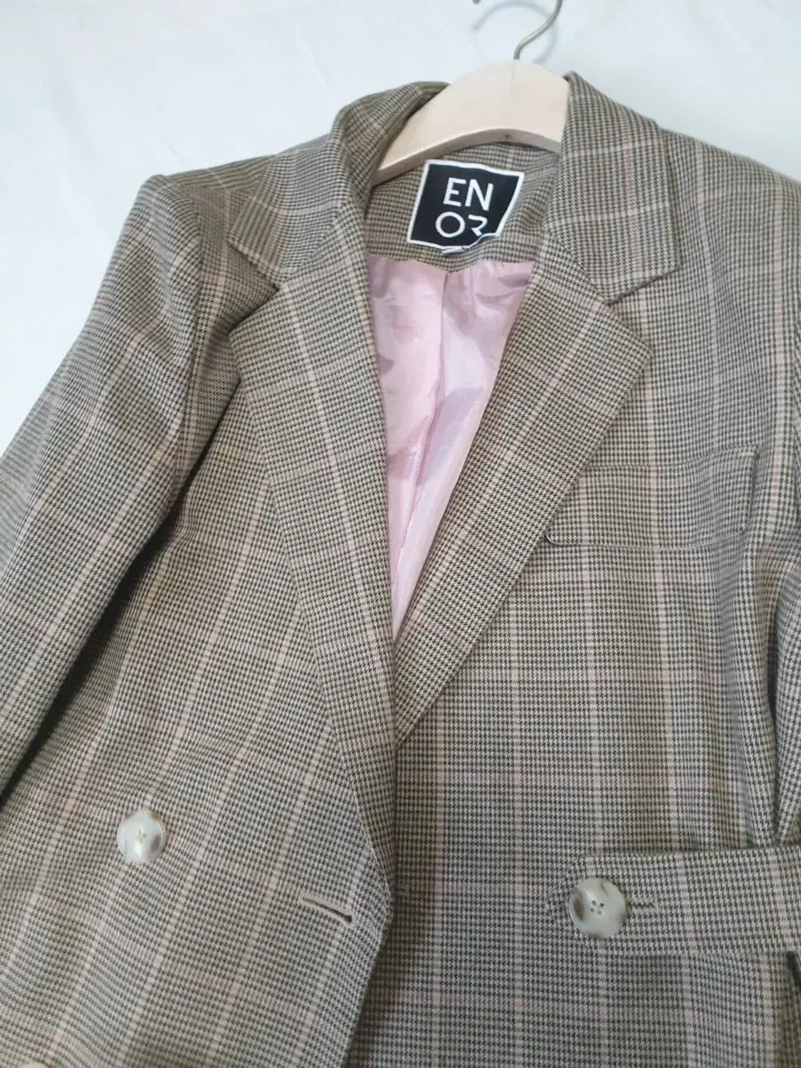 엔오르 enor 체크 자켓 상품이미지2