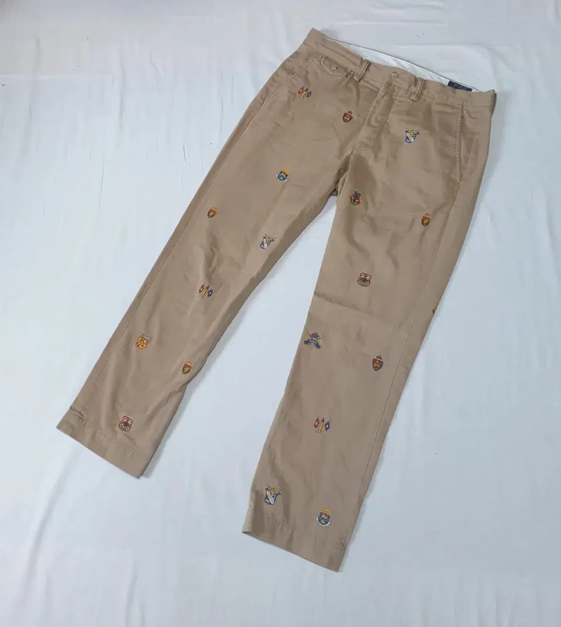 폴로 베이지 패치 치노 팬츠 상품이미지1