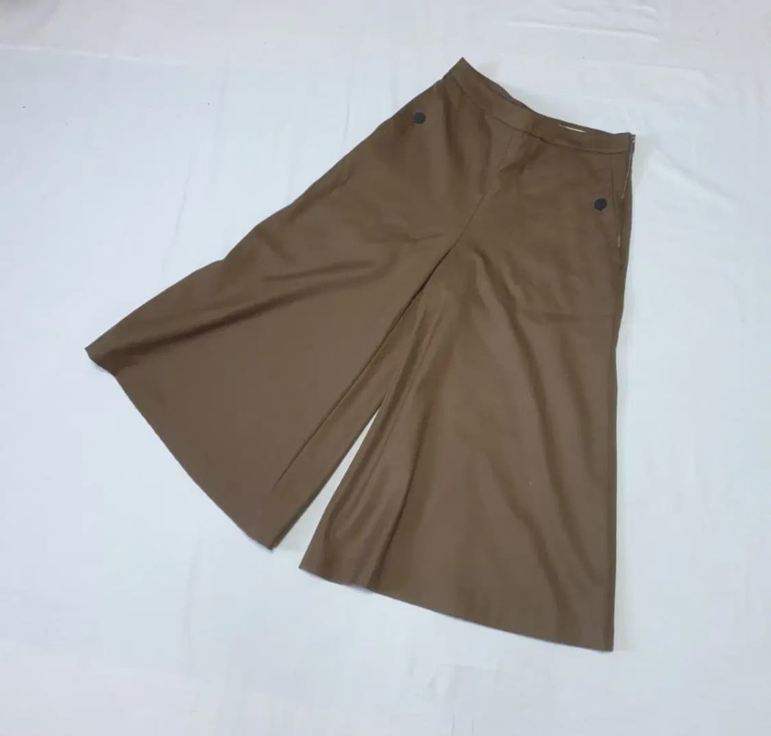 시스템 브라운 와이드 팬츠 상품이미지1