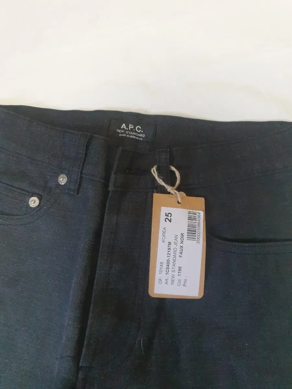 아페쎄 뉴스탠다드 셀비지 데님 팬츠 25 새상품 상품이미지3