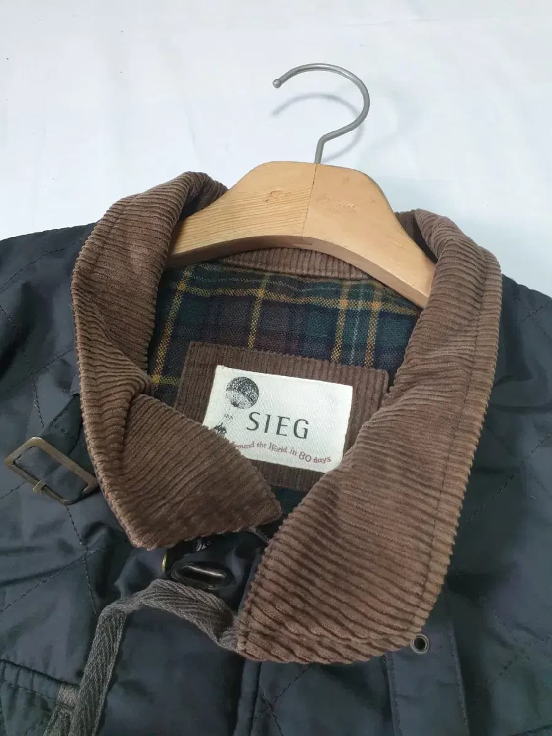 지이크 카키 퀄팅 헌팅 자켓 상품이미지3