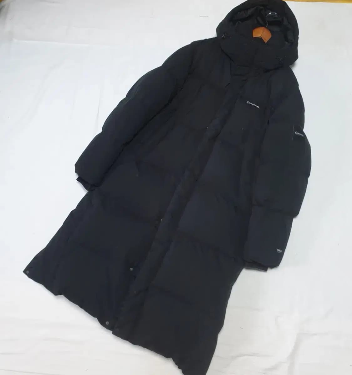 커버낫 블랙 다운 롱패딩 상품이미지1
