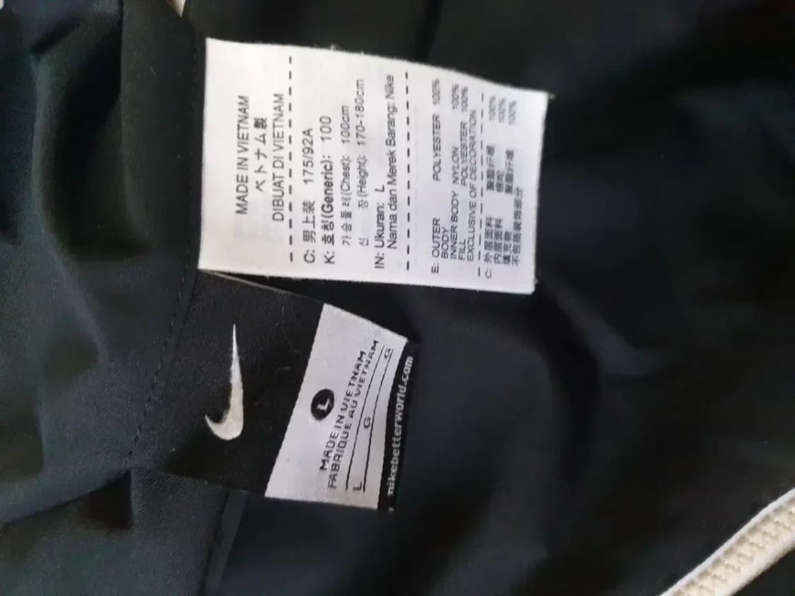 나이키 블랙 바시티 점퍼 상품이미지4