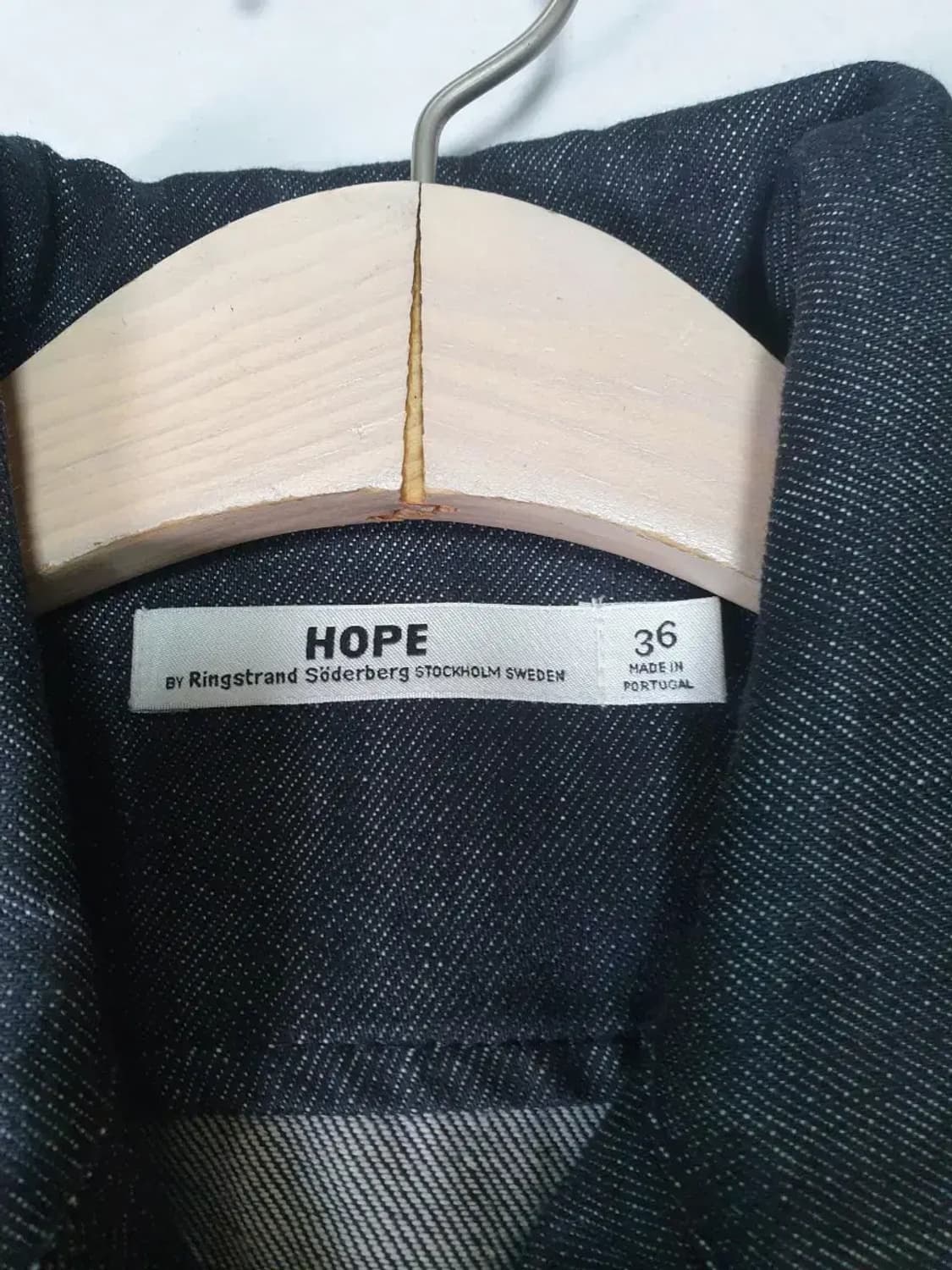 hope 호프 데님 레더 자켓 상품이미지3