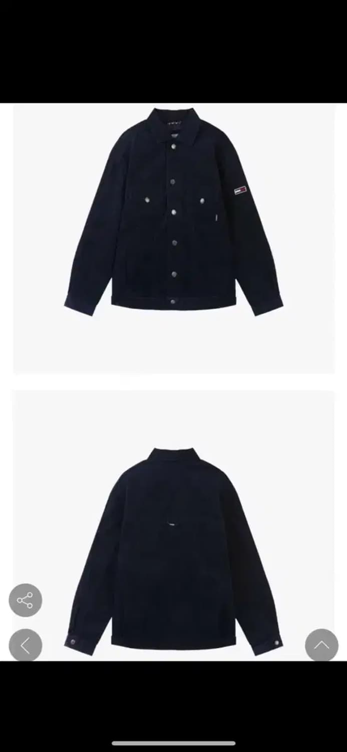 타미힐피거 네이비 코듀로이 오버 자켓 상품이미지2