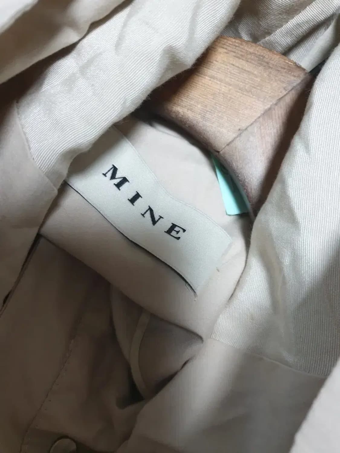 마인 19fw 베이지 야상 코트 상품이미지5
