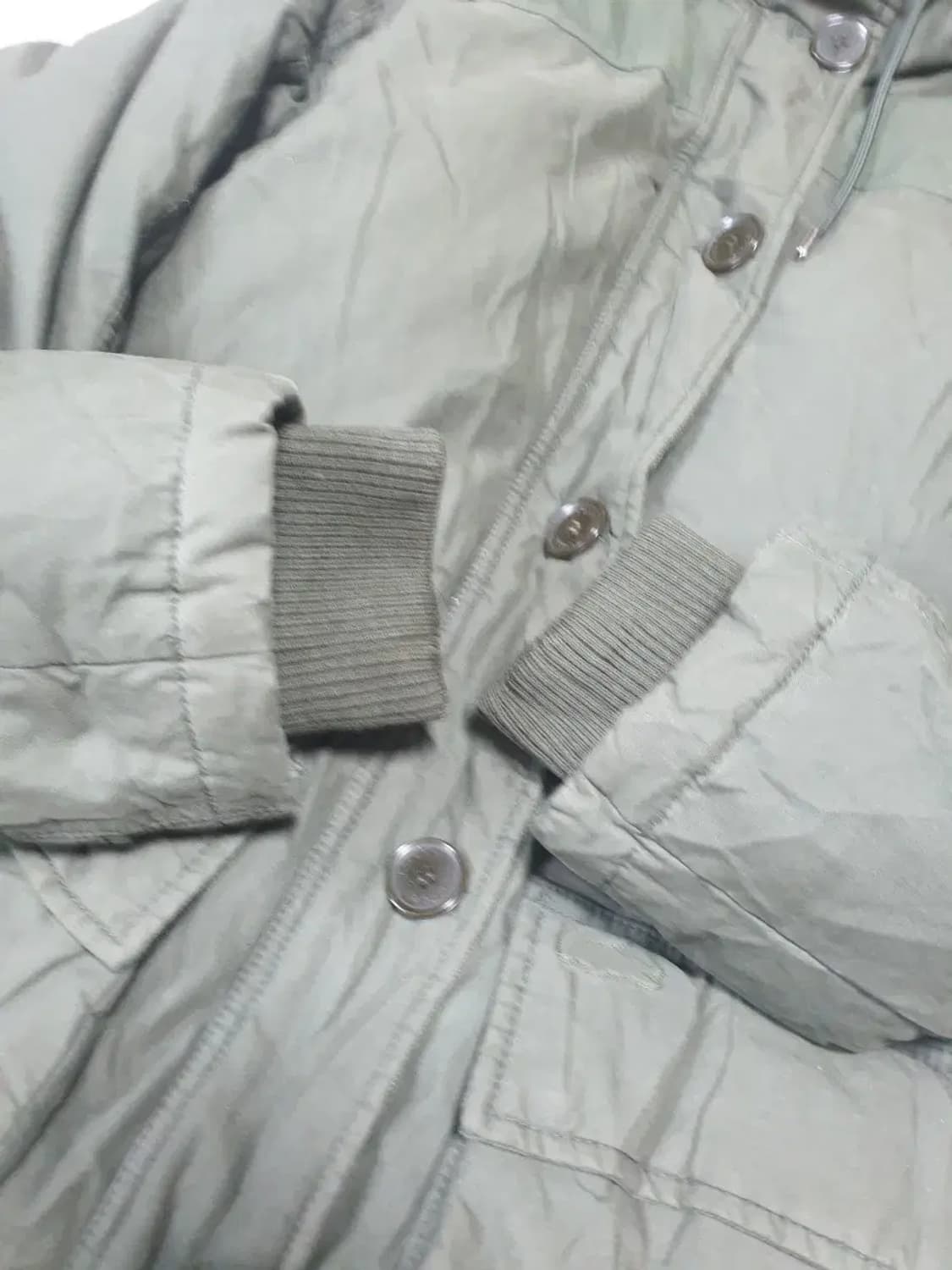 라코스테 카키 다운 야상 패딩 여성용 상품이미지2