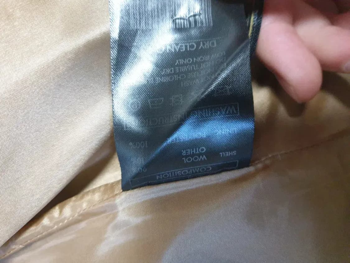셀렉티즘 베이지 울 로브 코트 여성 상품이미지4