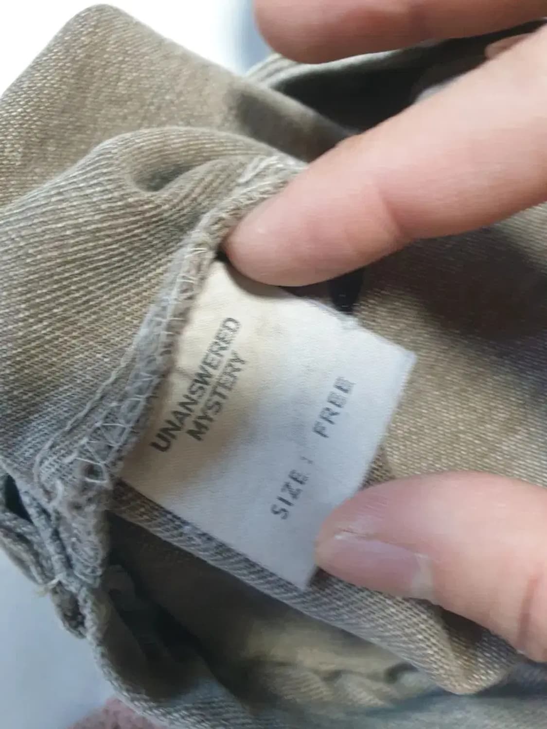 언앤써드미스테리 데님 청자켓 상품이미지2