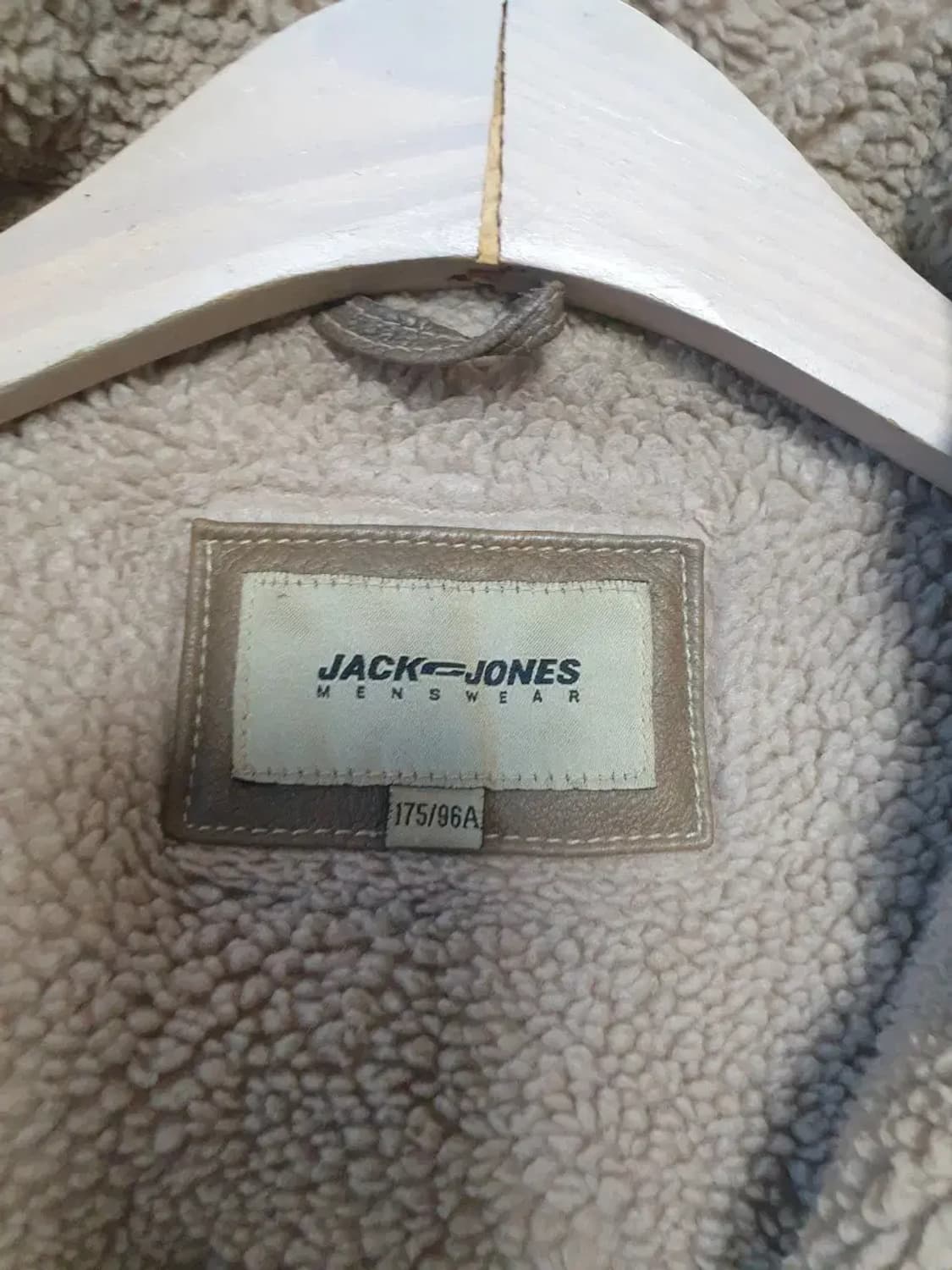 잭앤존스 레더 무스탕 자켓 상품이미지2