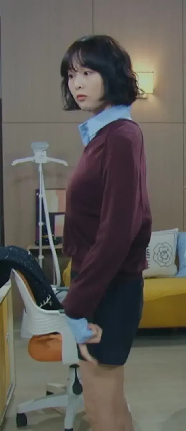 매기 버건디 므이넥 금새록 니트 상품이미지2