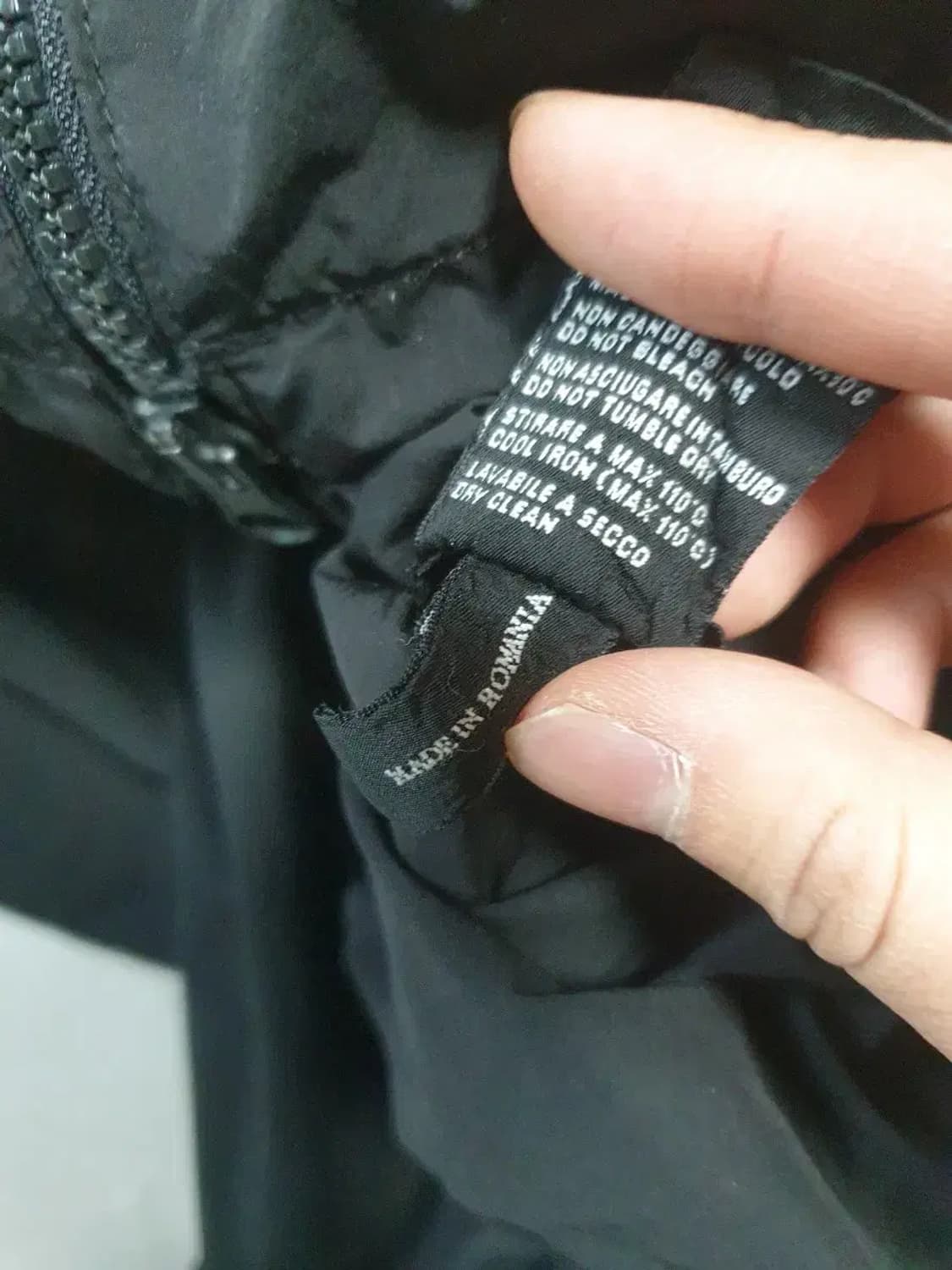 아스페시 블랙 나일론 투웨이 후디 자켓 상품이미지5